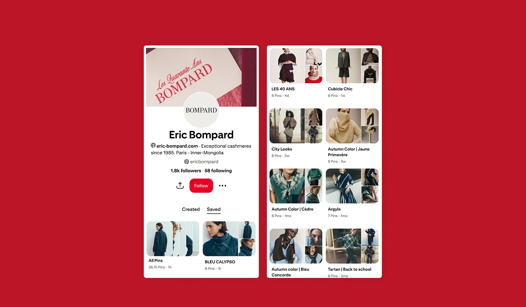 Bompard social media content — Lifestyle brand imagery for organic campaigns
